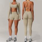 🤍 Conjunto Fitness Feminino Cintura Alta
Suporte firme. Silhueta definida. Confiança em cada treino.