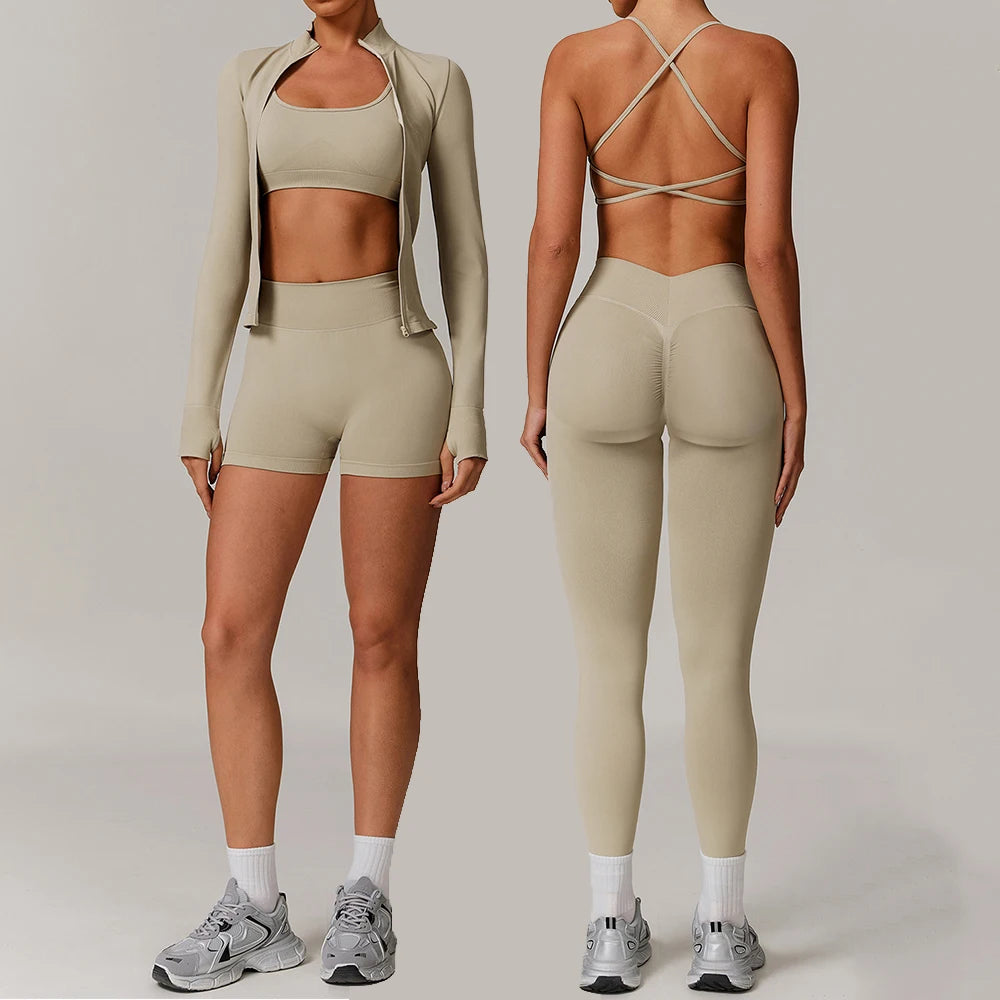 🤍 Conjunto Fitness Feminino Cintura Alta
Suporte firme. Silhueta definida. Confiança em cada treino.