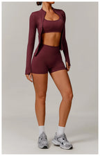 🤍 Conjunto Fitness Feminino Cintura Alta
Suporte firme. Silhueta definida. Confiança em cada treino.