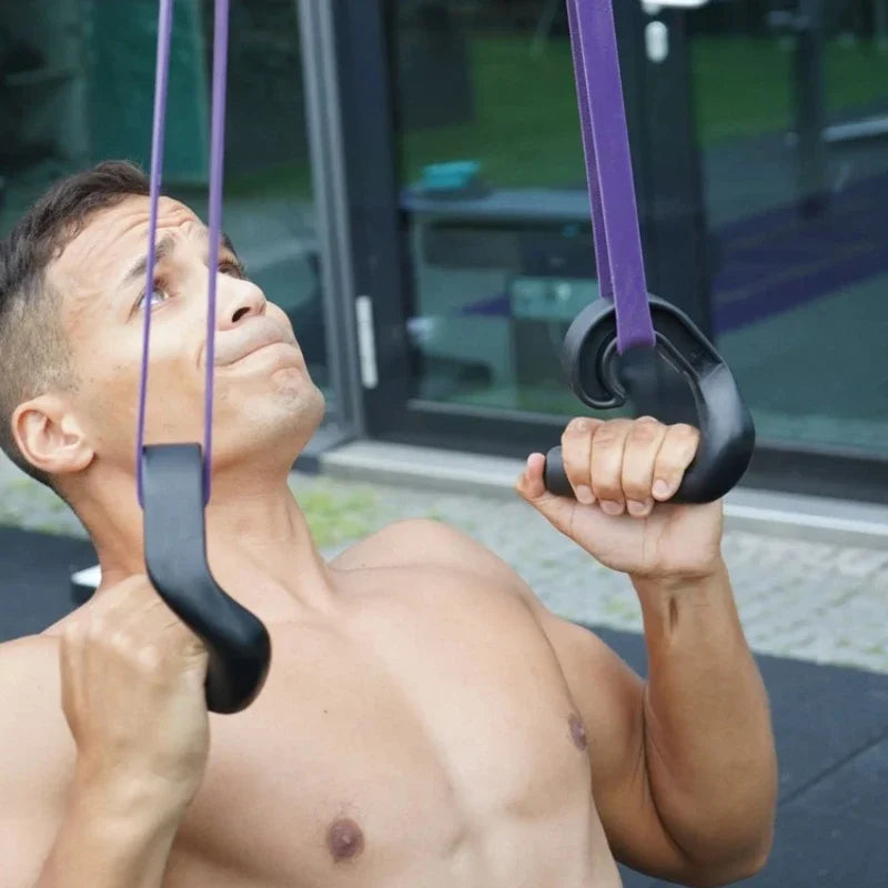 🏋️ Alças de Treino Multifuncionais para Pull-Ups e Cabos
Mais controlo. Mais força. Pegada profissional.